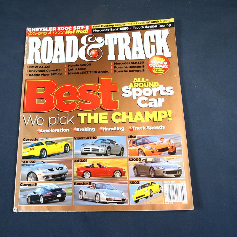 【懶得出門二手書】英文雜誌《ROAD & TRACK 7》 Best Sports Car│七成新(21Z32)