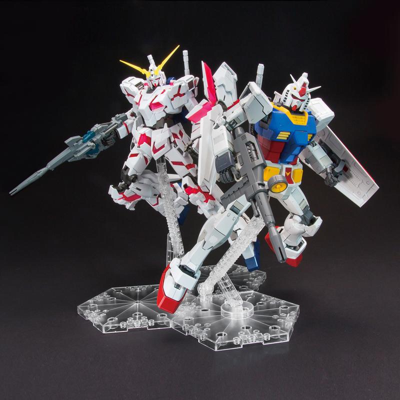 【模型屋】現貨 BANDAI 鋼彈 MG 1/100 RG HG 1/144 ACTION BASE 4 透明 通用支架