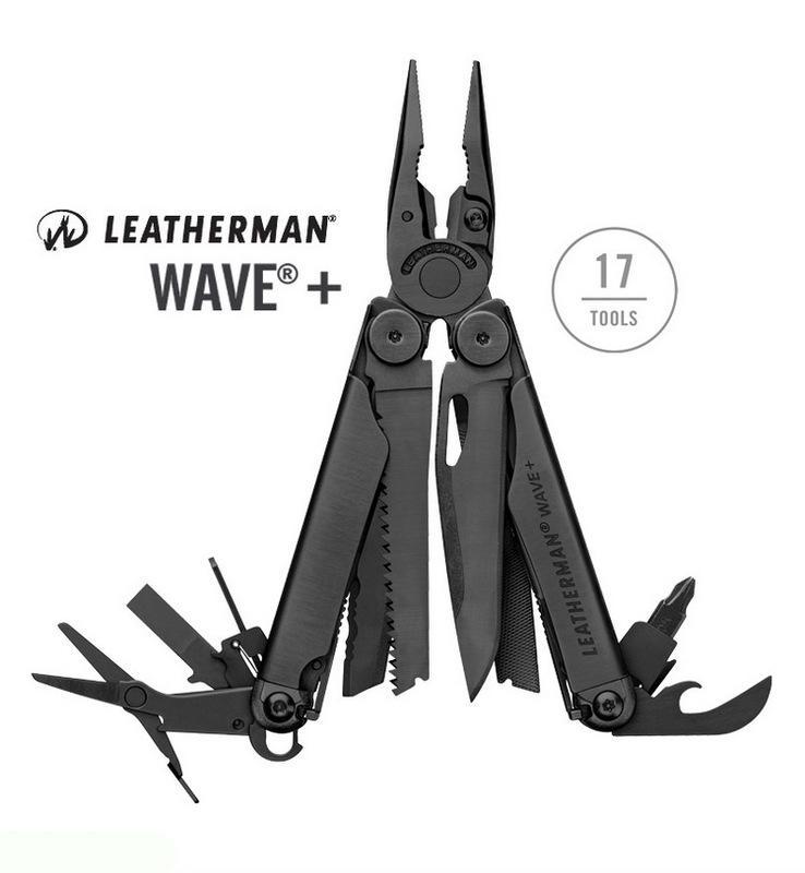 LEATHERMAN WAVE PLUS 多功能工具鉗, 黑色/金屬色,含原廠尼龍套,  #832531