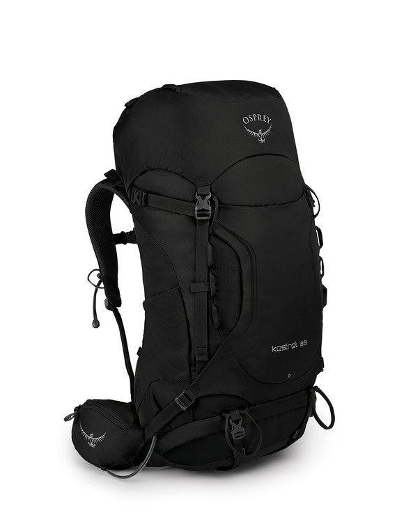38L 美國 Osprey]  輕量健行背包 38L(升級)-黑色 周休短程旅行 登山杖攜帶  特價6480