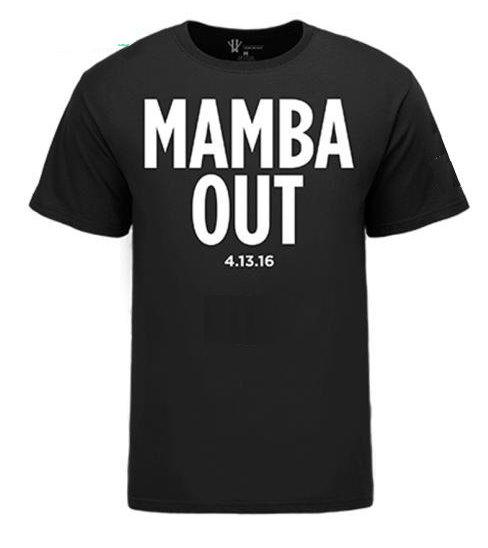 Kobe 退休紀念T 短袖上衣 MamBa out 科比 NBA 11 湖人60分 Curry【M09】