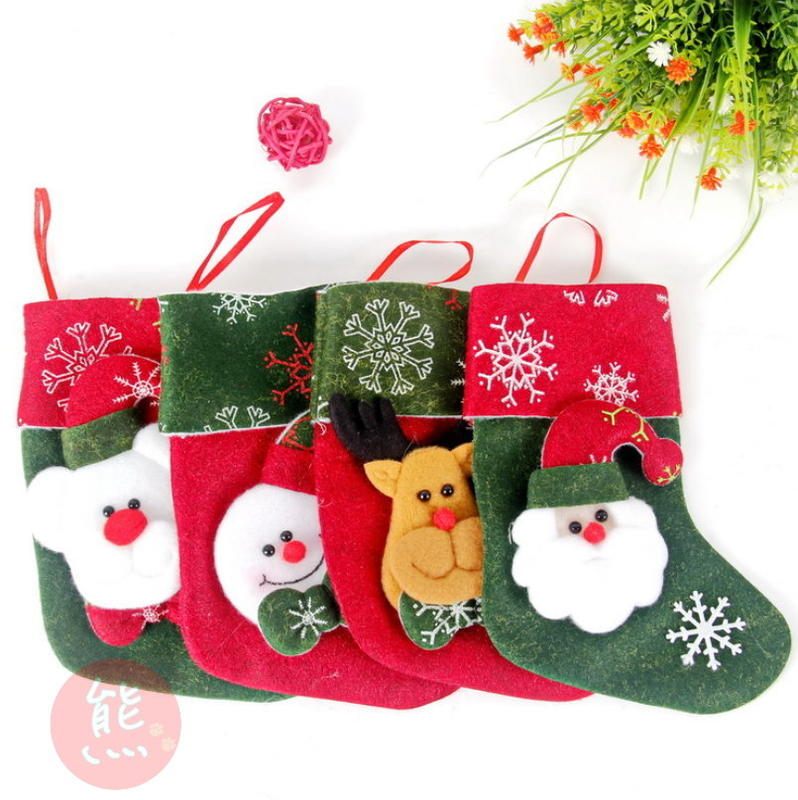 ★ 熊大賣場 ★聖誕裝飾襪子 聖誕節 襪子 可愛 掛飾 擺飾 聖誕禮物【HW13】