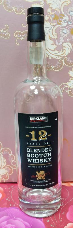 還不錯滴♡♥~D348~科克蘭12年蘇格蘭調和威士忌〝空酒瓶"1.75公升~♥♡~1671g~