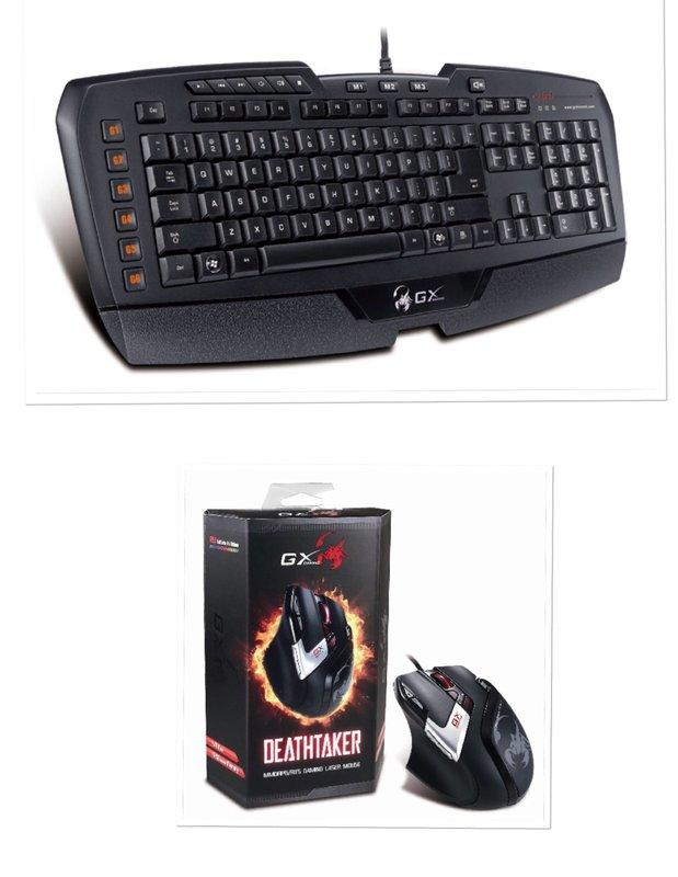 Genius/GX Gaming IMPERATOR 帝皇蠍電競鍵盤+DeathTaker 奪命蠍電競鼠( 組合特價 )