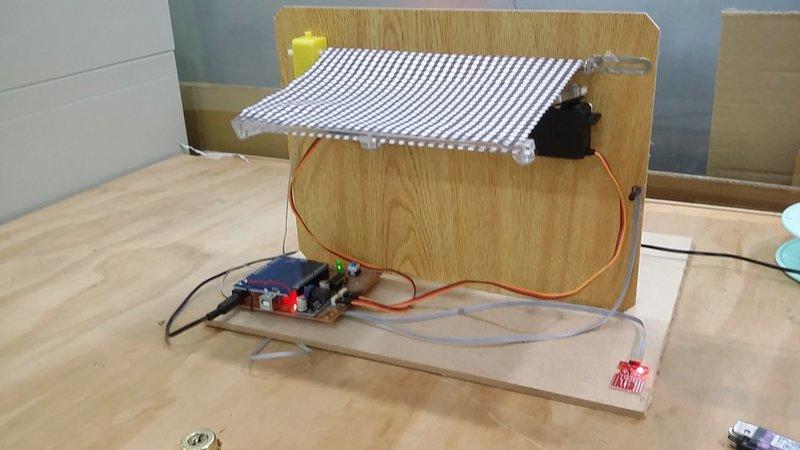 『好人助教』專題製作 Arduino專題 自動感測遮陽棚 學生專題