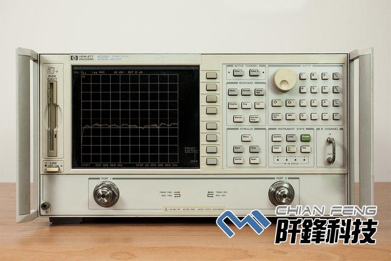 【阡鋒科技 專業二手儀器】HP 8720D 50MHz-20GHz 微波向量網路分析儀