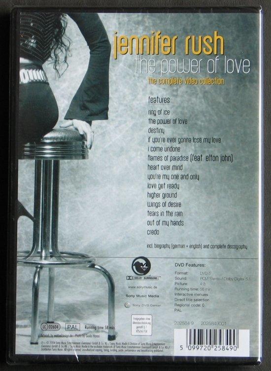 珍妮佛若絲》MV影音全記錄DVD Jennifer Rush -The Power of Love 全新