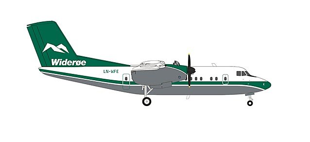 預購_Herpa 1/200 570565 Wideroe De Havilland Canada DHC-7 