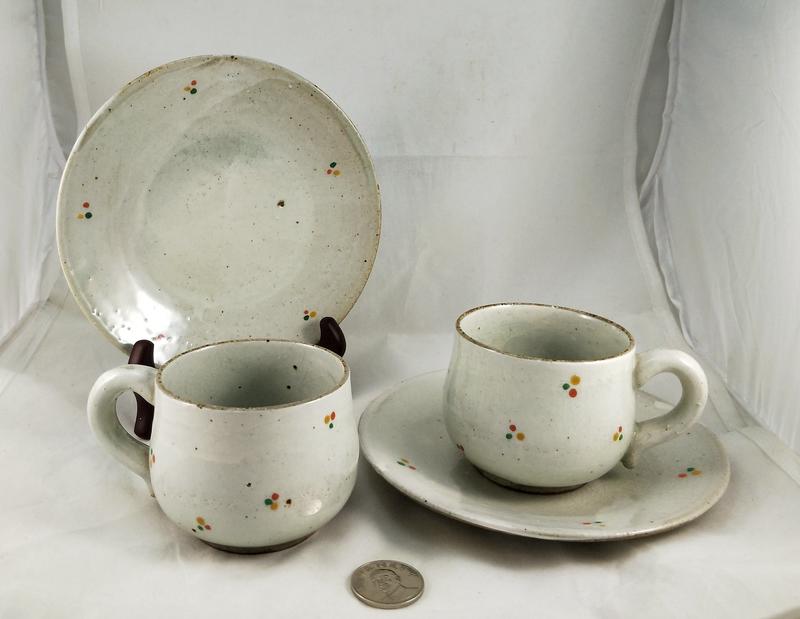 點彩裂紋 咖啡杯 盤 對杯組 花茶杯 杯子 馬克杯 茶杯 水杯 盤子 餐具 廚具 日本製 陶瓷 食器 可用 微波爐 電鍋