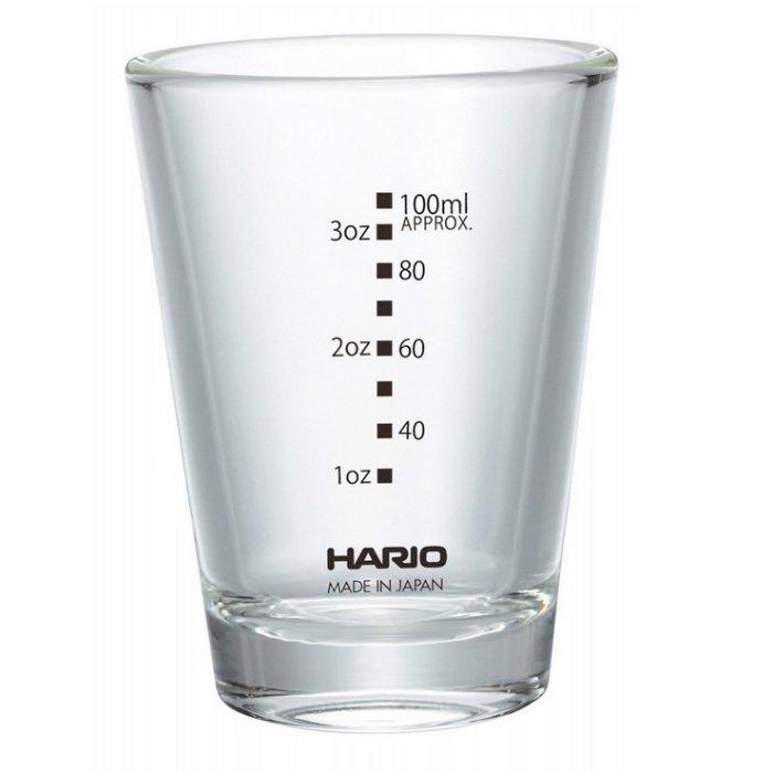 【多塔咖啡】日本製 HARIO SGS-140B-EX 附刻度 盎司杯 加厚玻璃盎司杯 杯體玻璃厚度4mm 義式濃縮杯