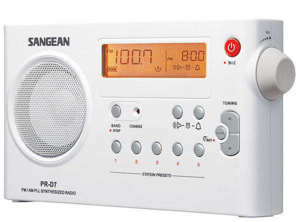 平廣 送袋 公司貨保固一年 山進 SANGEAN PR-D7 調頻/調幅 充電式 收音機