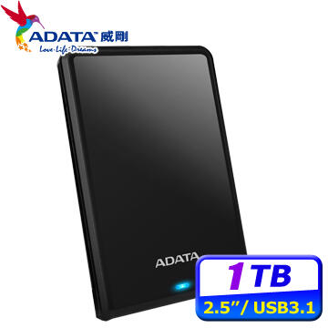 ADATA 威剛 HV620S 1TB USB3.0 2.5吋 行動硬碟 1T 外接硬碟 HV620