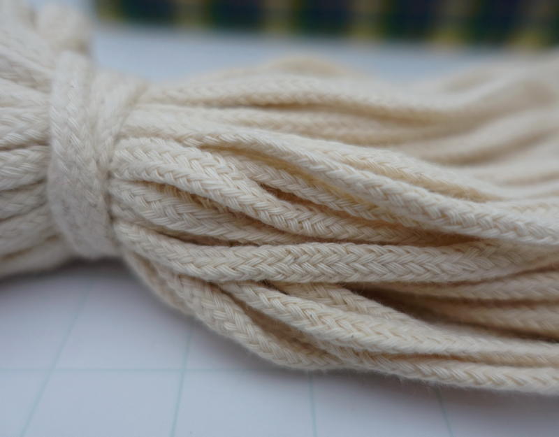 1米6元 1束15米 棉繩 直徑5mm 圓繩 純棉 米白色 多股編織 棉繩束口繩拉繩