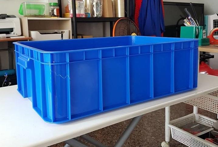 HuGaGa專業收納『雙鶴牌 耐重三格 儲運箱』側邊密封箱 搬運箱 塑膠收納箱 工具箱  物流箱