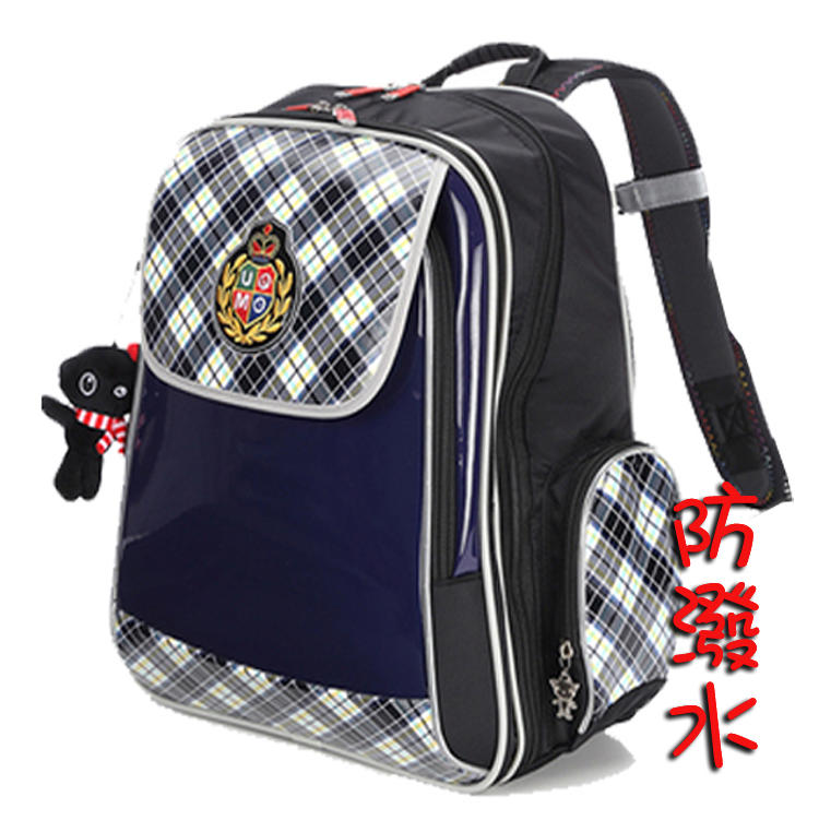 【 葳爾登】UNME小學生書包【超輕】護肩運動背包兒童後背包登機箱台灣製護脊書包3273藍色
