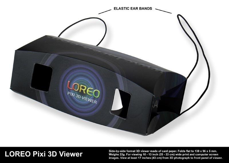Loreo Pixi 3D Viewer 左右雙影立體 3D眼鏡 VR 簡易眼鏡