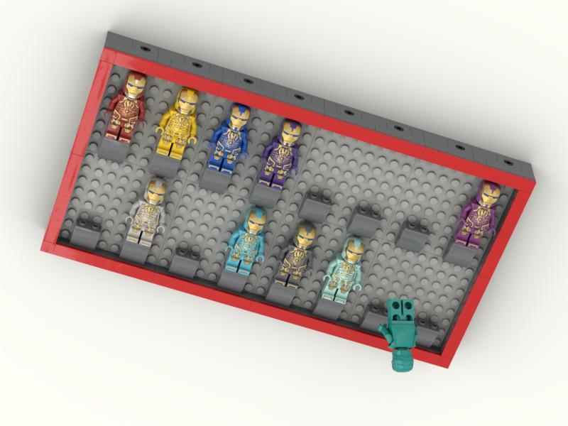 人偶牆 模組 鋼鐵人  相容 樂高 LEGO 樂拼 復仇者聯盟 積木 鋼彈 SY 1361