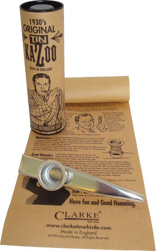 大鼻子樂器 Kazoo卡祖笛 Original Tin 英國製造 烏克麗麗可搭配