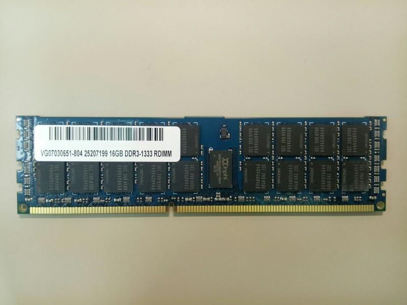 【OSSLab弘昌電子】ECC REG DDR3 1333 10600 16 GB 伺服器專用記憶體