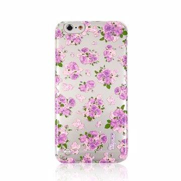出清 手機殼  Lilycoco iPhone 6 6s 4.7吋 設計家  透明 硬殼 全透明 保護殼 紫花