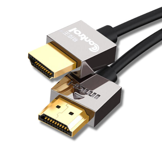 【易控王】0.5~5M HDMI 4K 鋅合金 方塊細線版 4K60Hz高畫質 2160P (30-316-01)