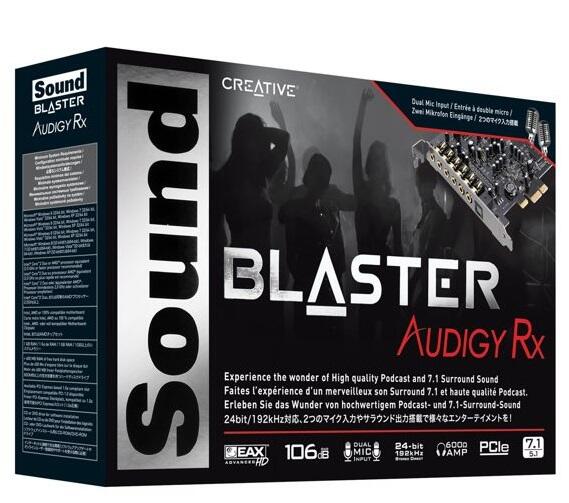 ✡SunR✡[創新未來]CREATIVE Sound Blaster Audigy Rx PCI-E 音效卡