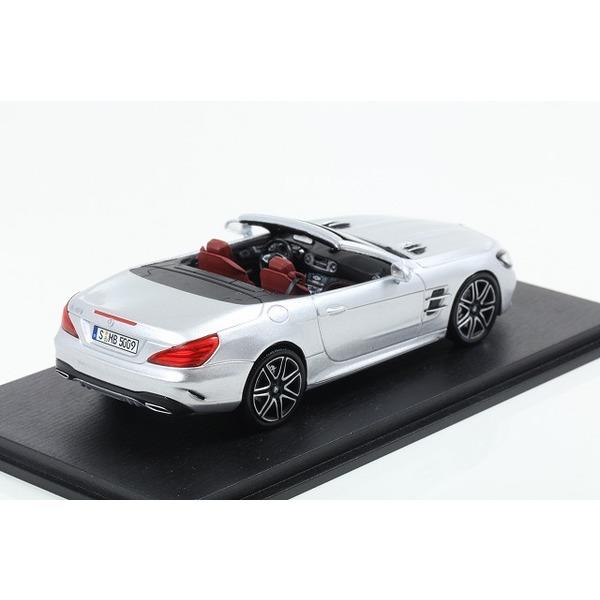 名車館】Spark Mercedes-Benz SL 2017 Silver Metallic 1/43 S8180