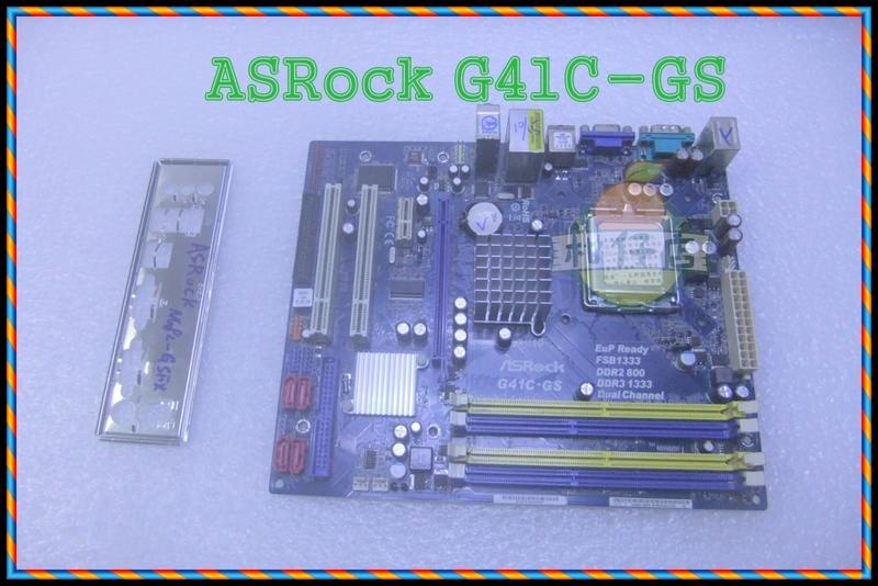 含稅 ASRock 華擎 G41C-GS DDR3 DDR2 775針 小江~柑仔店