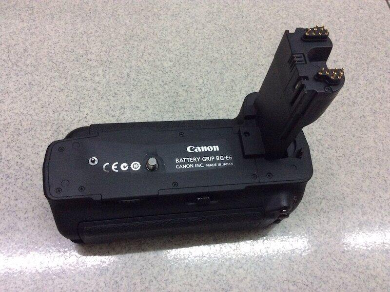 [保固一年] [明豐相機 ] Canon BG-E6 原廠電池手把 功能正常便宜賣 5d3 5d2垂直手把 便宜賣