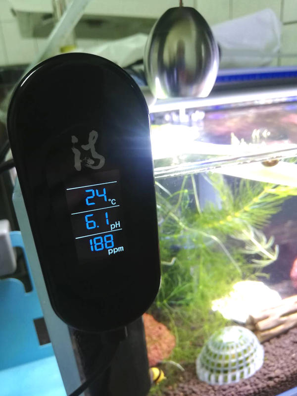 水晶蝦 魚缸 水質監測器 水質檢測器 PH TDS 水溫 溫度 三合一 USB供電
