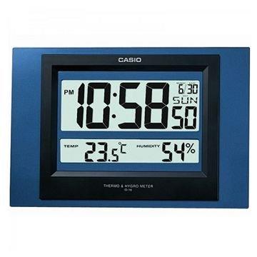 CASIO clock 數位溫度顯示掛鐘/座鐘兩用料號: ID-16-2DF(神梭鐘錶)