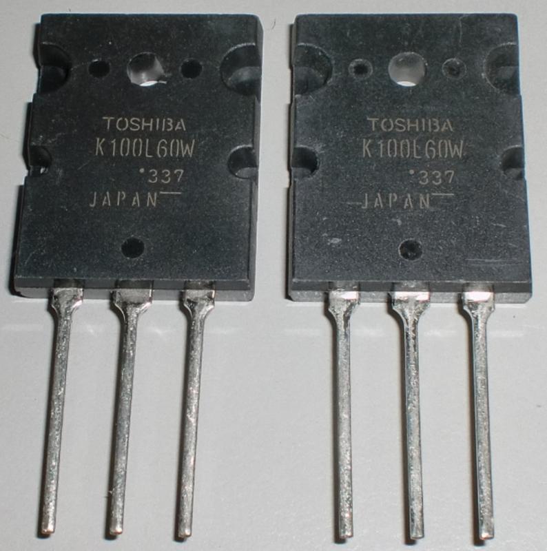 場效電晶體 (TOSHIBA TK100L60W )TO-3P(L)(N-CH) 600V 100A 18mΩ 797W