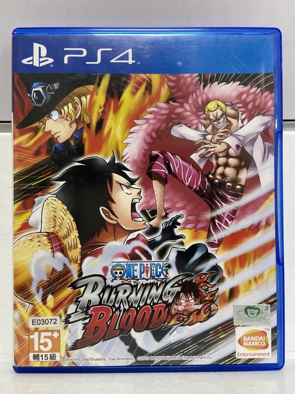 (員林)(二手)PS4 航海王 烈血 中文版