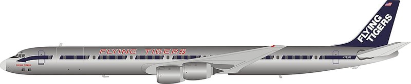 [FSS]預購_INFLIGHT200 1/200 Flying Tigers DC-8-73CF N773FT Polished 