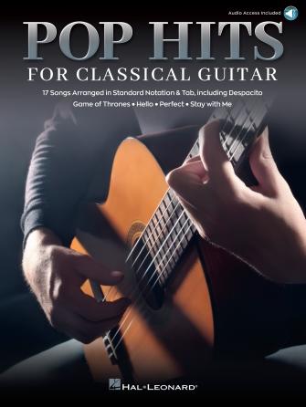 (預購)Pop Hits for Classical Guitar - Softcover Audio Online