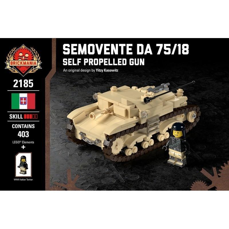 絕版現貨[正版Lego樂高/Brickmania設計出品]二戰義軍 Semovente 75/18 驅逐坦克
