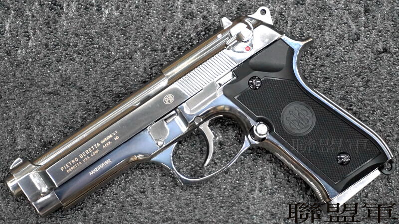 【聯盟軍 生存遊戲專賣】UMAREX BERETTA M9 授權刻字 全金屬 瓦斯手槍 銀色 (CO2/瓦斯雙動力系統) | 露天市集 | 全 ...