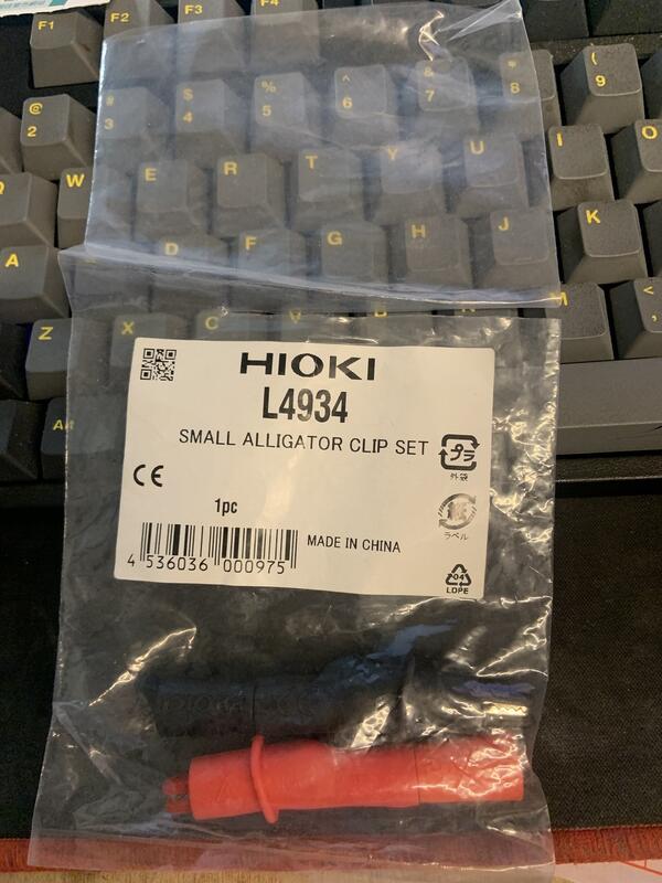 505電池工坊 24H快速寄出 HIOKI L4934 夾子配件