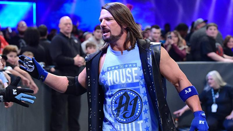 WWE AJ STYLES "THE HOUSE THAT AJ BUILT" AUTHENTIC T-SHIRT現貨