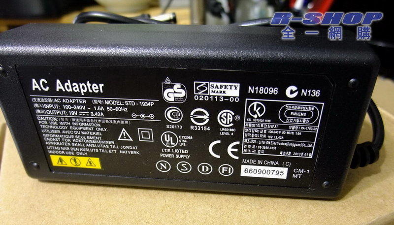 足瓦大功率版本 Acer宏碁專用筆電充電器變壓器變壓器 19V 4.74A 3.42A 3.16A 2.1A 1.58A