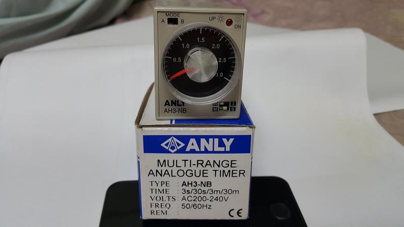 安良ANLY 計時器 多段限時繼電器AH3-NB 3S-30M 220V 新 品