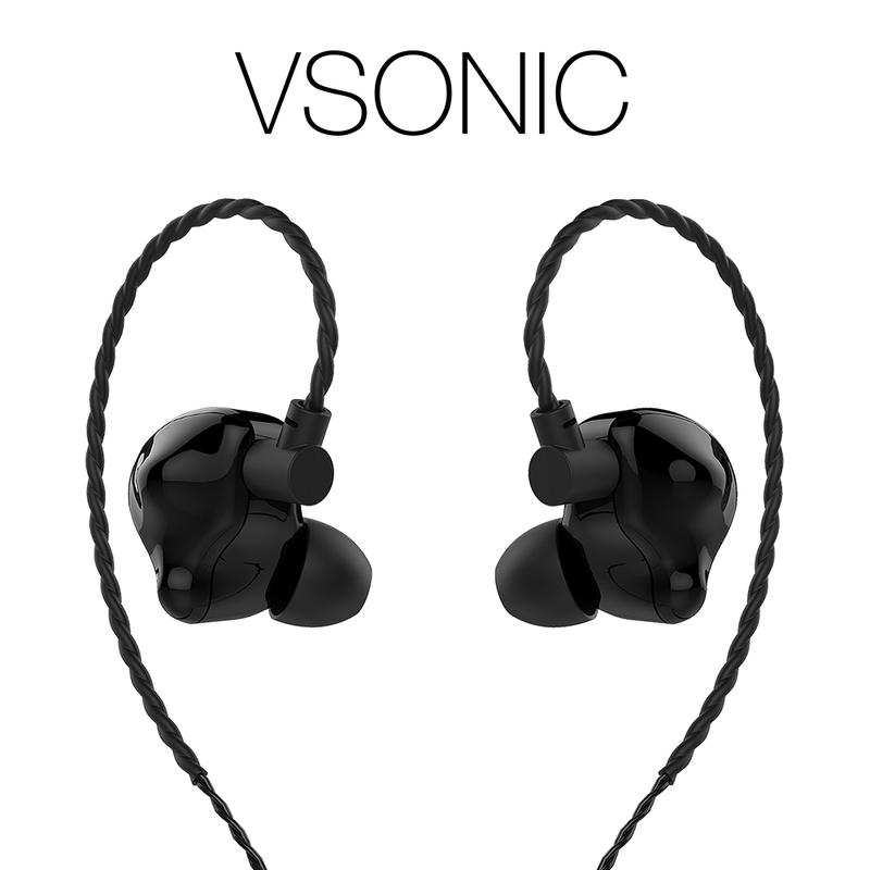 【音樂趨勢】VSONIC VS3 耳道式耳機 騎士黑