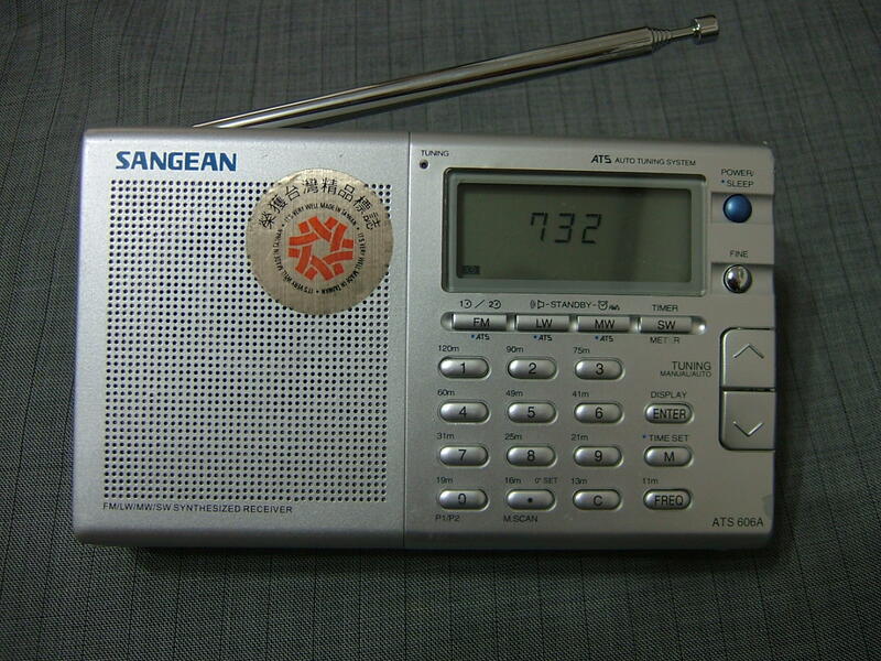 SANGEAN 山進 數位式收音機 ATS-606A 全波段短波收音機