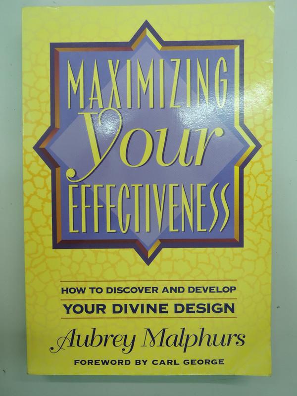 [阿維的書店D] MAXIMIZING YOUR EFFECTIVENESS | AUBREY MALPHURS 