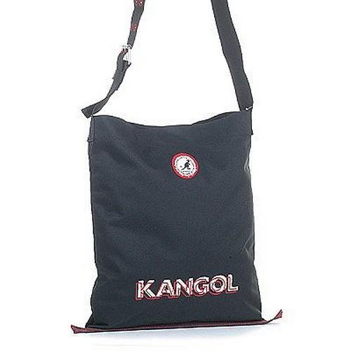 KANGOL 軍用圖騰瑜珈側背包(黑色) KBA4548BBK