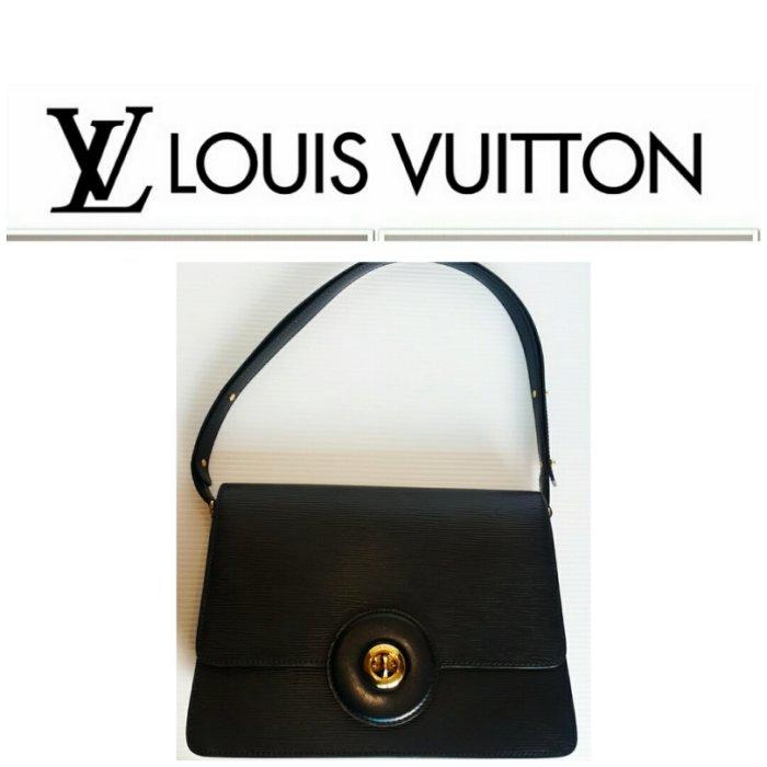 LV 路易威登 Louis Vuitton 肩背包 手提包 水波紋 Epi 皮(絕版真品) LOCKME2