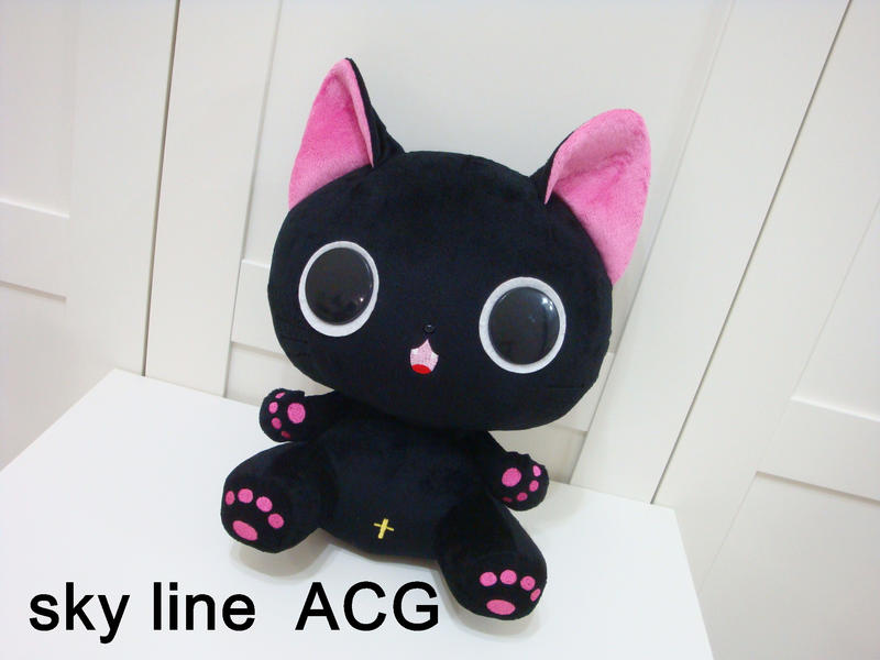 sky line ACG/日本官方商品 にゃんぱいあ吸血貓 大型絨毛玩偶布偶娃娃