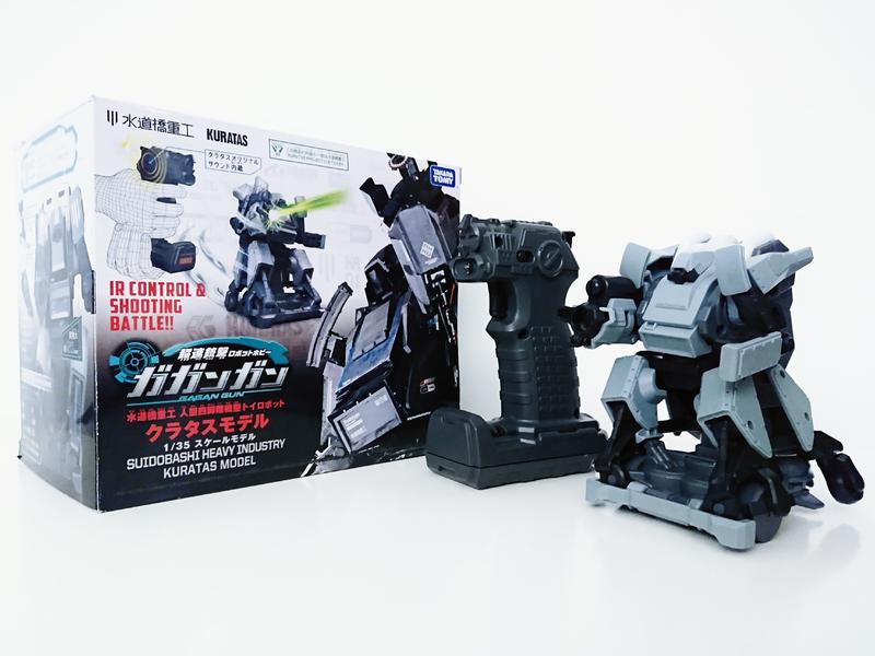 水道橋重工1/35 人型四腳陸戰型KURATAS 機器人GAGAN GUN 超速銃擊灰色