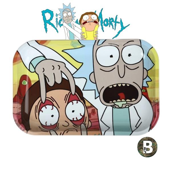 BALI煙具🔺 免運 Rick and Morty 捲菸盤 Metal Rolling Tray  weed 菸具
