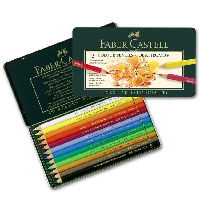 {樹山百貨} 德國 輝柏 Faber Castell 藝術家級 12色油性色鉛筆 110012